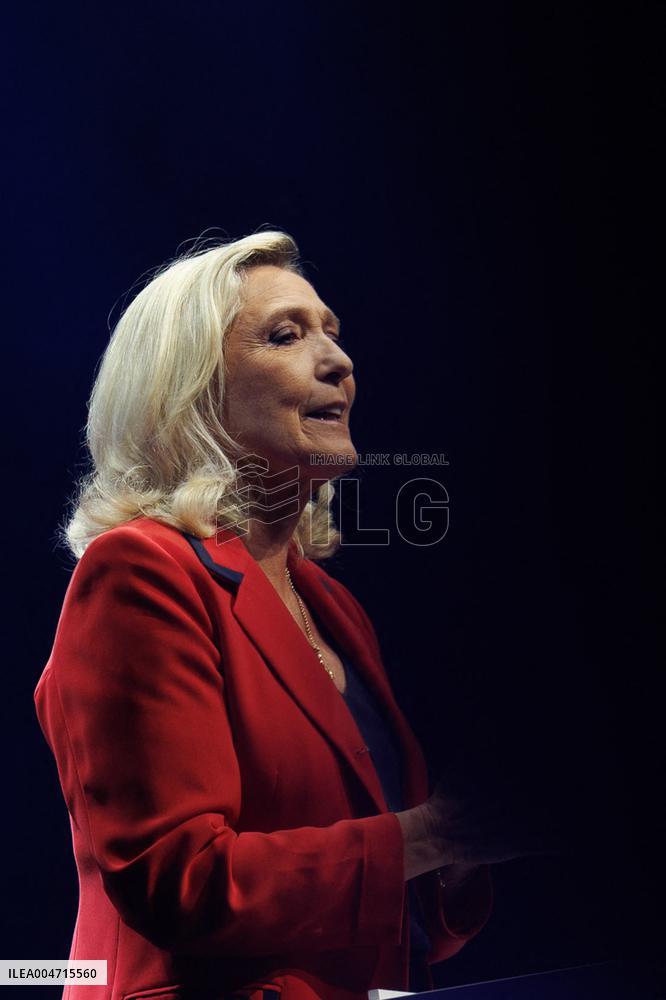 Rassemblement National meeting - Bordeaux