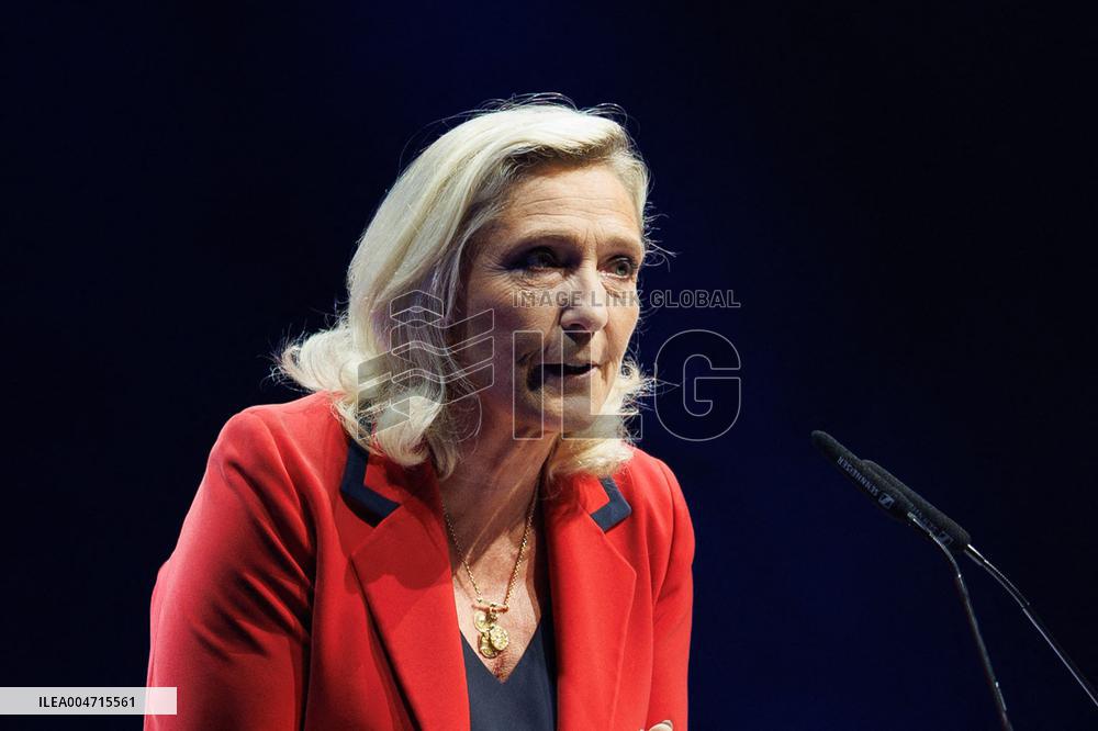 Rassemblement National meeting - Bordeaux