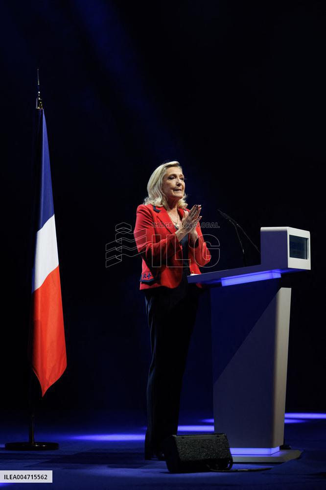 Rassemblement National meeting - Bordeaux