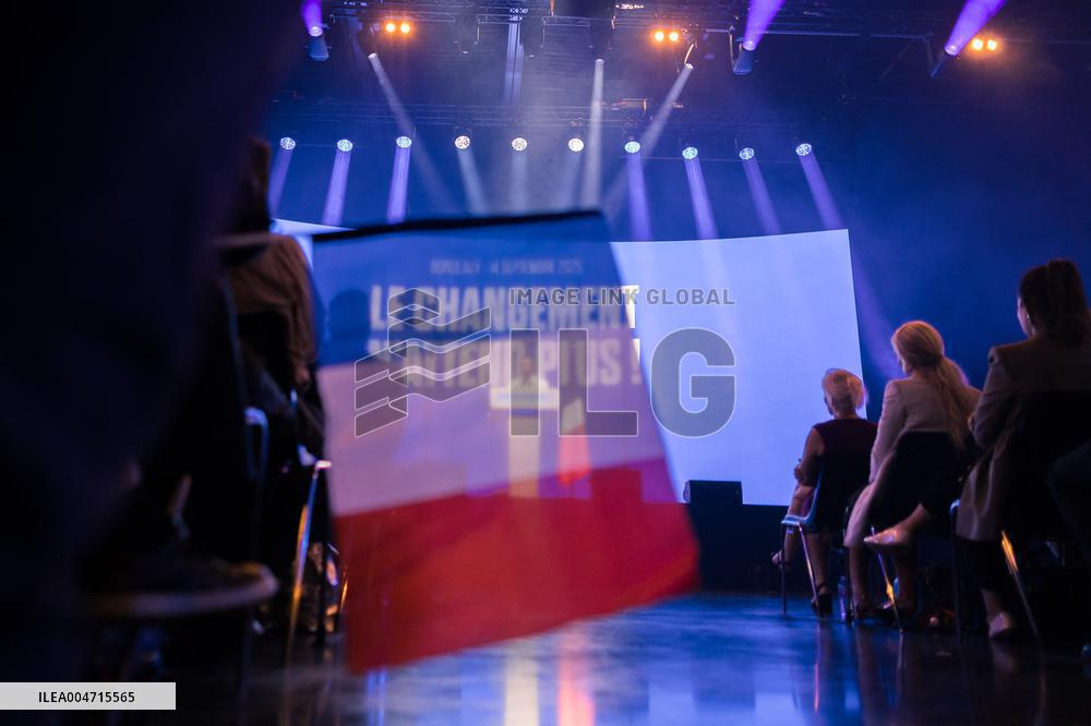Rassemblement National meeting - Bordeaux