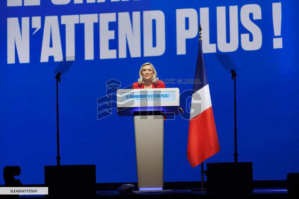 Rassemblement National meeting - Bordeaux