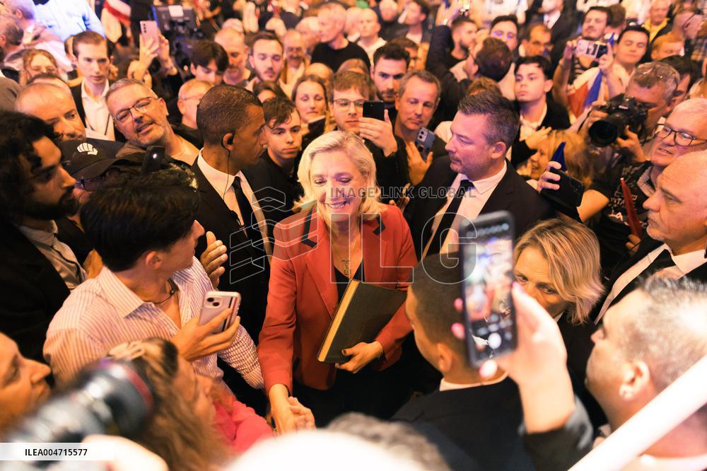 Rassemblement National meeting - Bordeaux