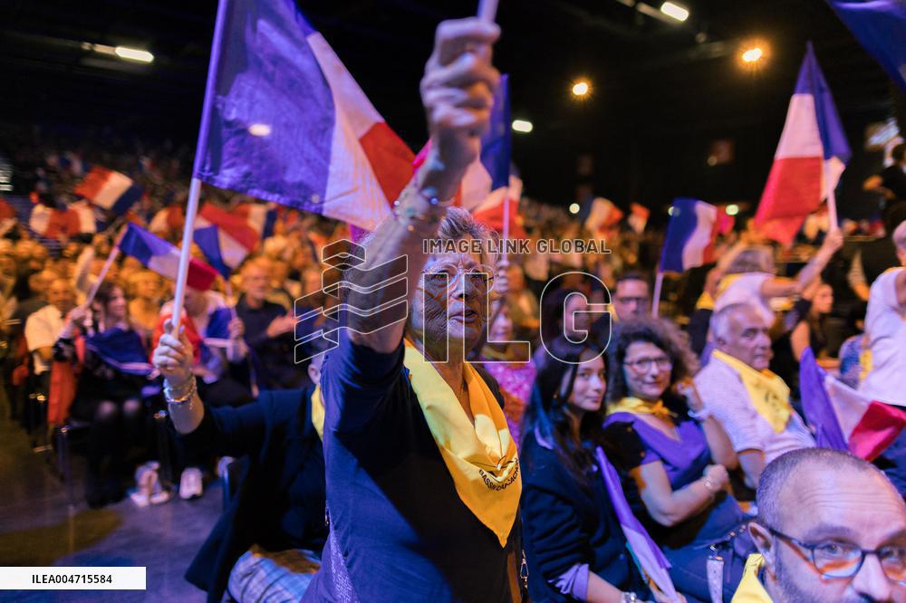 Rassemblement National meeting - Bordeaux