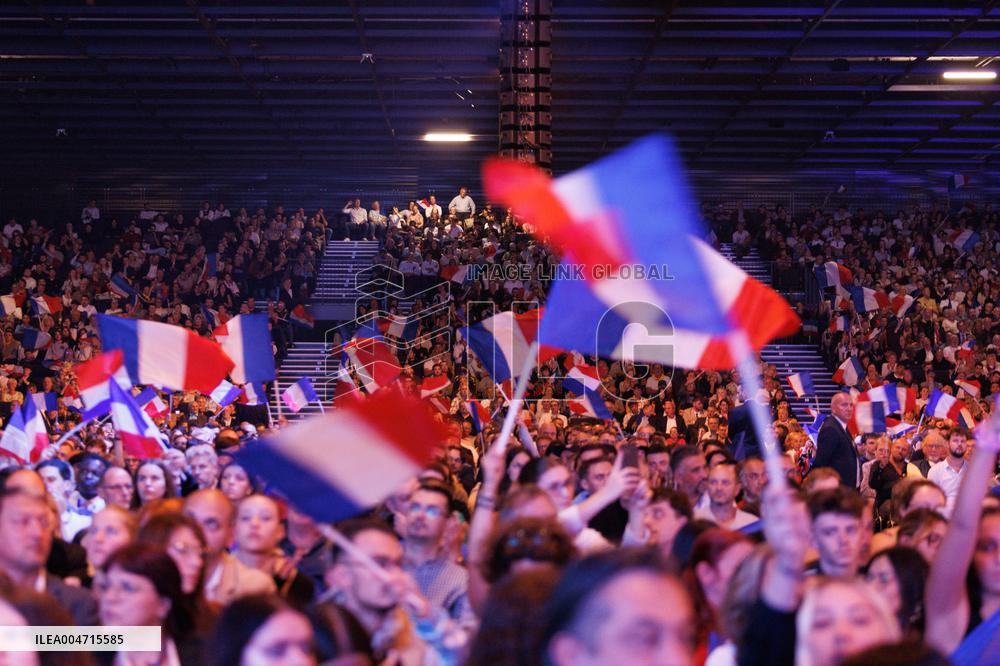 Rassemblement National meeting - Bordeaux
