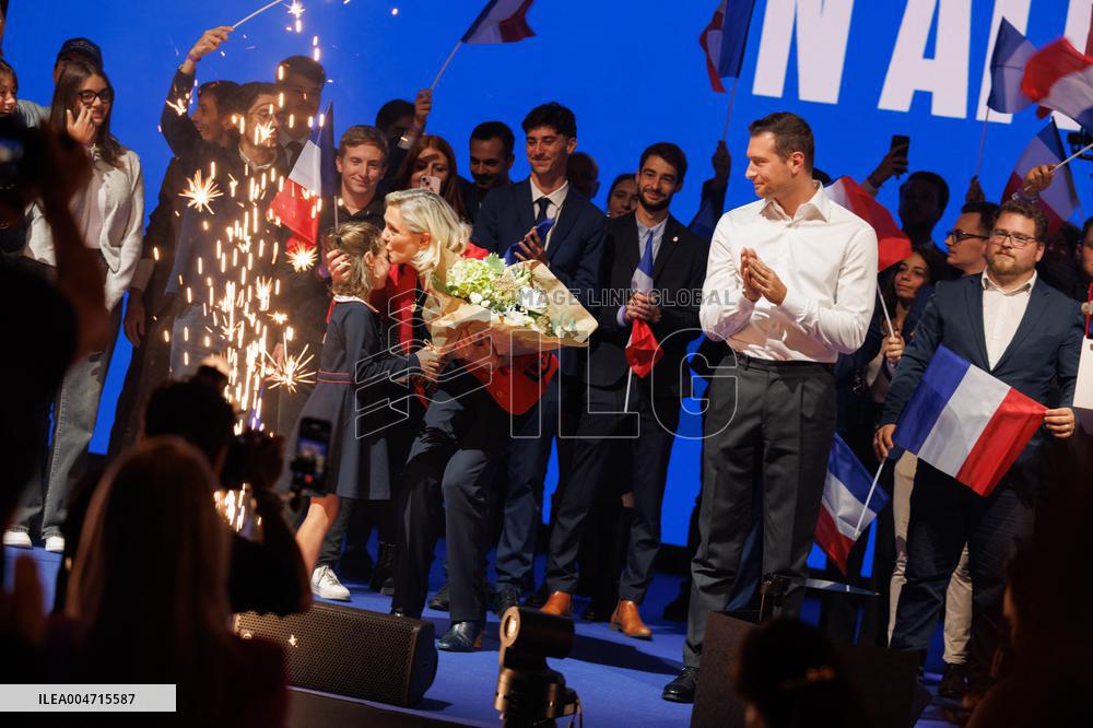 Rassemblement National meeting - Bordeaux