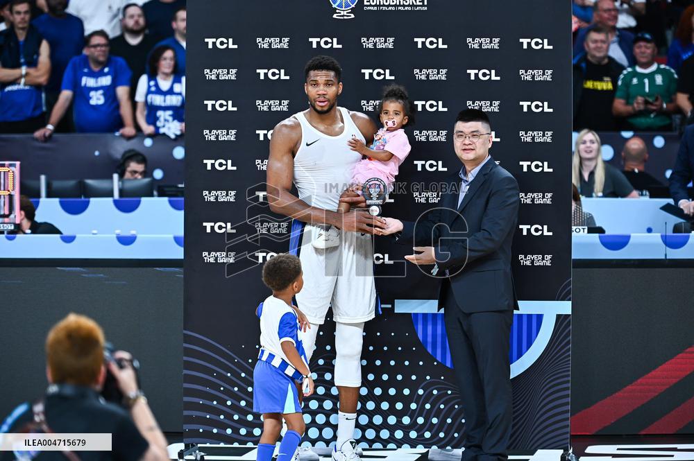 BASKET - Basket Internazionali - Greece v Finland - FIBA EuroBasket 2025 - 3rd Place Game