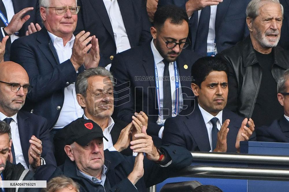 Nicolas Sarkozy At PSG v RC Lens - Paris