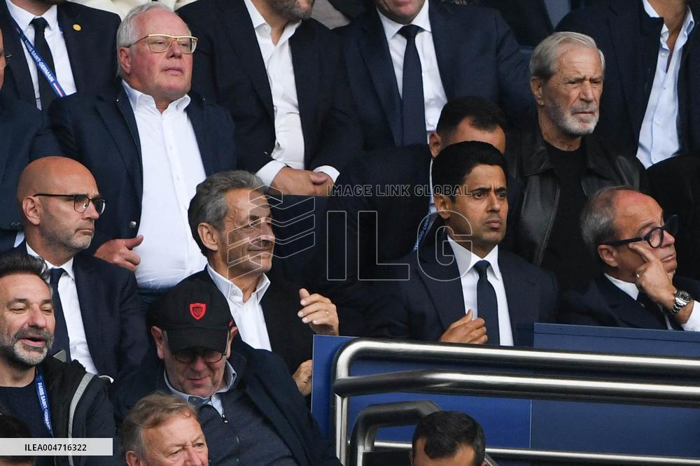 Nicolas Sarkozy At PSG v RC Lens - Paris