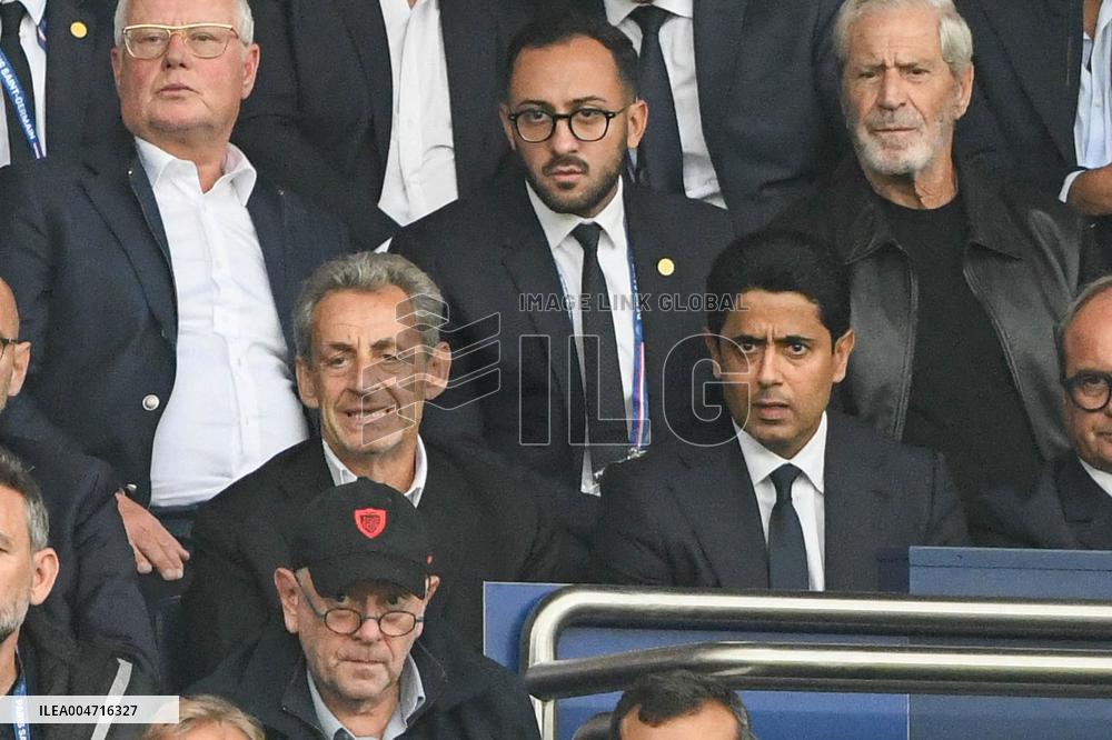 Nicolas Sarkozy At PSG v RC Lens - Paris