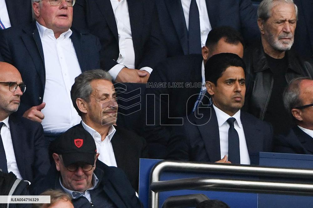 Nicolas Sarkozy At PSG v RC Lens - Paris