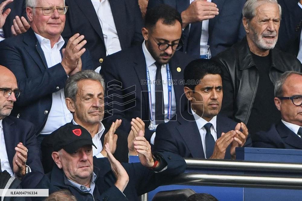 Nicolas Sarkozy At PSG v RC Lens - Paris