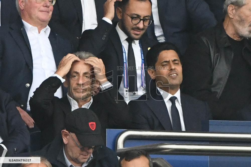 Nicolas Sarkozy At PSG v RC Lens - Paris