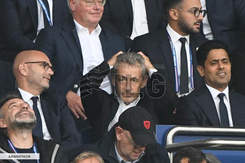 Nicolas Sarkozy At PSG v RC Lens - Paris