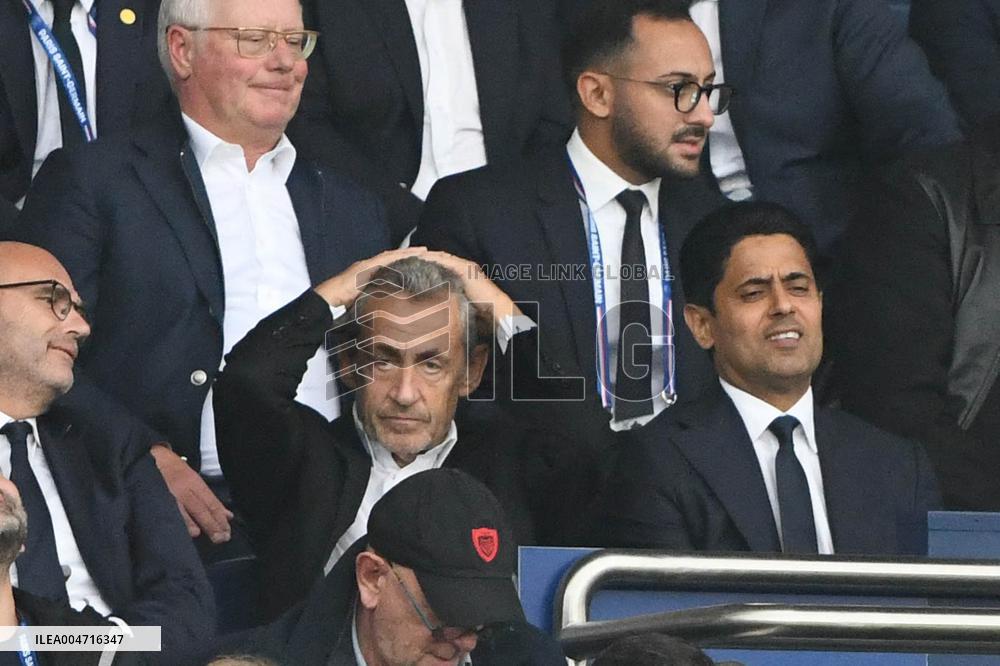 Nicolas Sarkozy At PSG v RC Lens - Paris