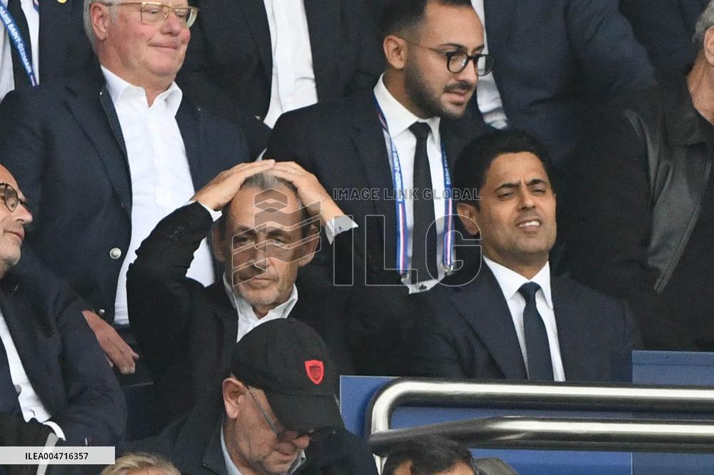 Nicolas Sarkozy At PSG v RC Lens - Paris