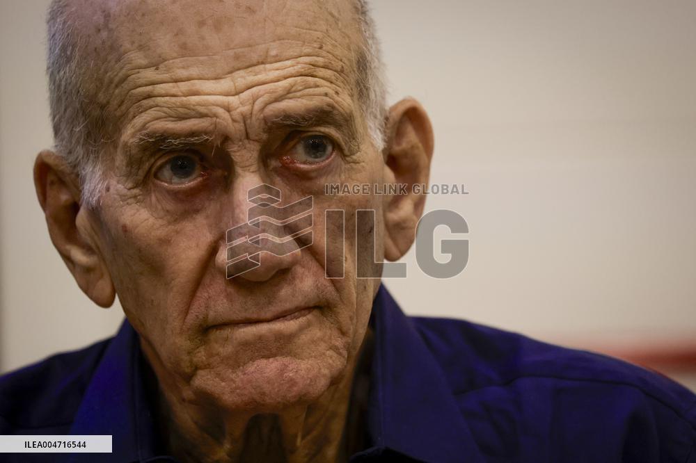 Ehud Olmert At Falafel And Democracy Conference - Naples