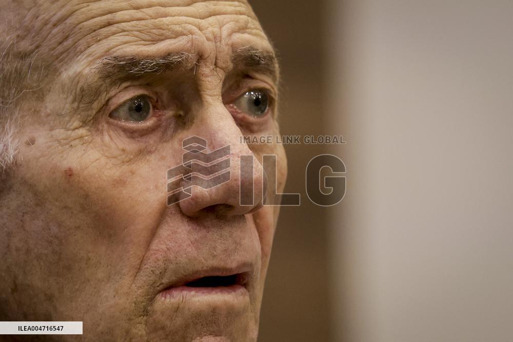 Ehud Olmert At Falafel And Democracy Conference - Naples