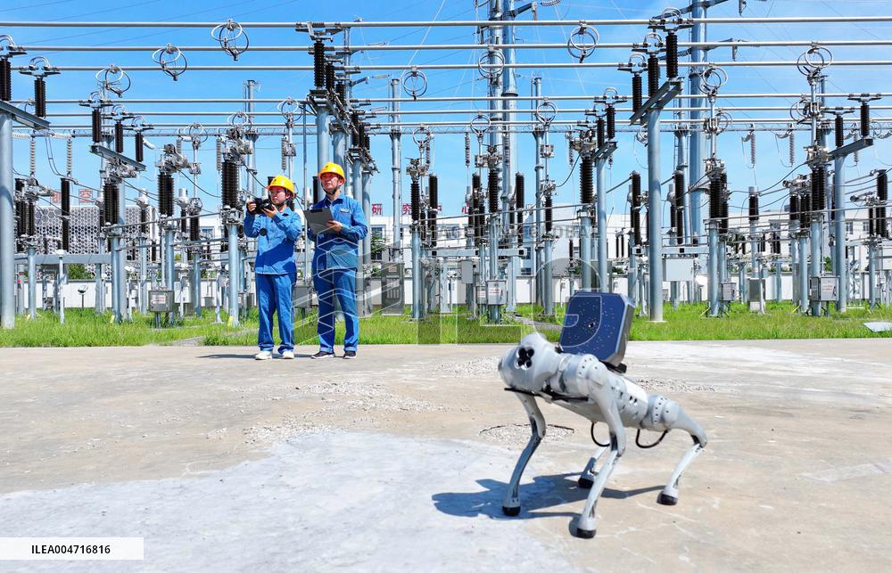 5G Quadruped Intelligent Inspection Robot