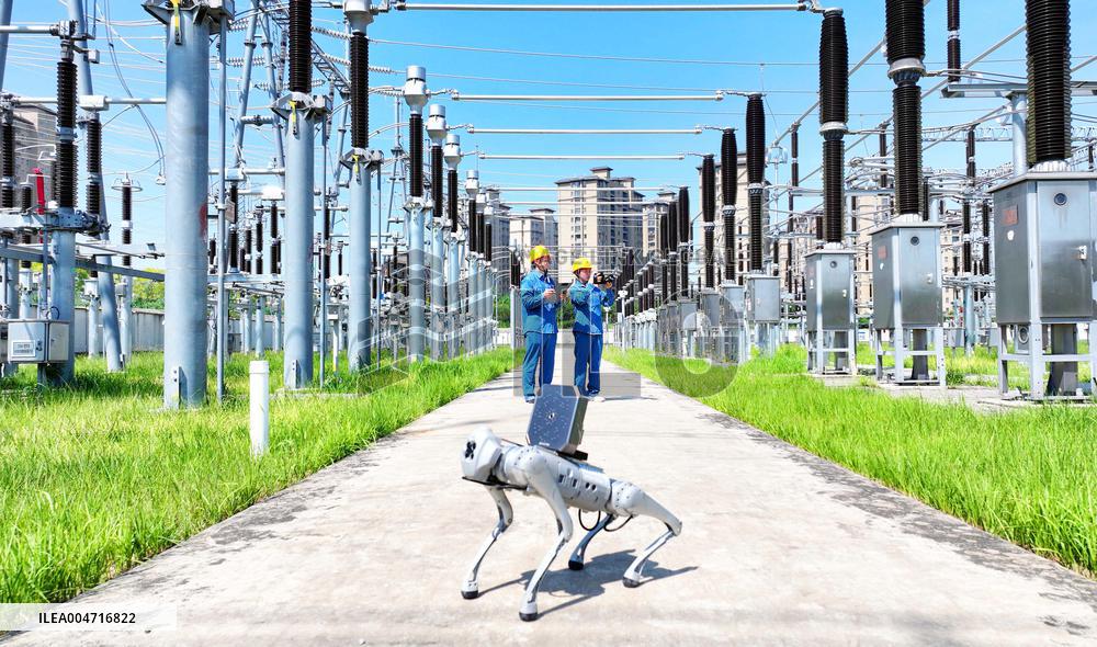 5G Quadruped Intelligent Inspection Robot