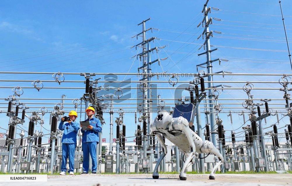 5G Quadruped Intelligent Inspection Robot