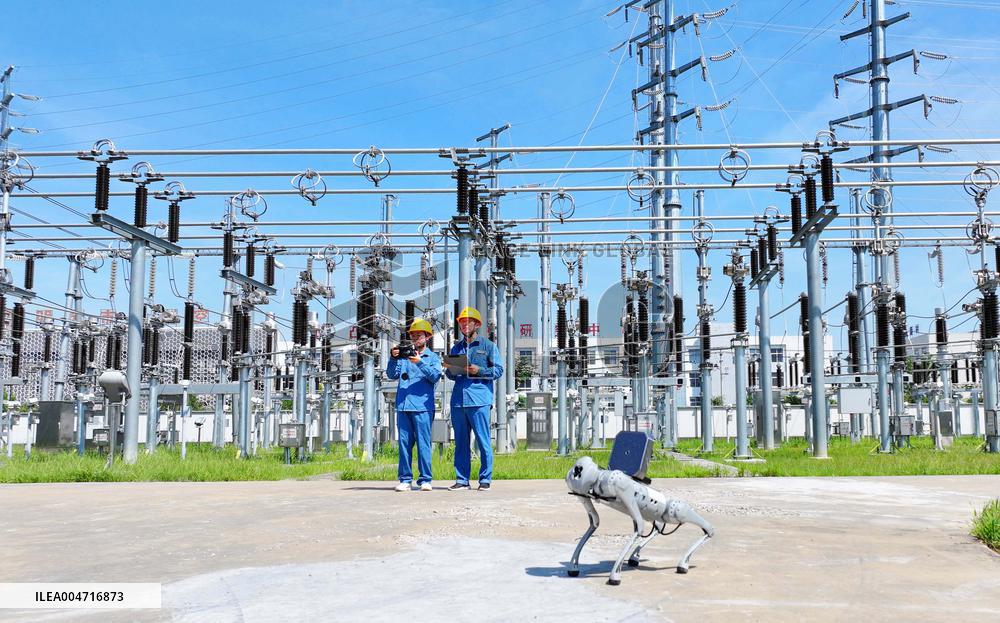 5G Quadruped Intelligent Inspection Robot