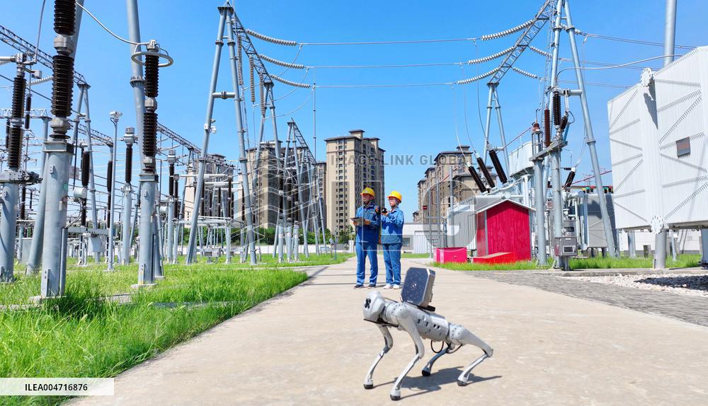 5G Quadruped Intelligent Inspection Robot