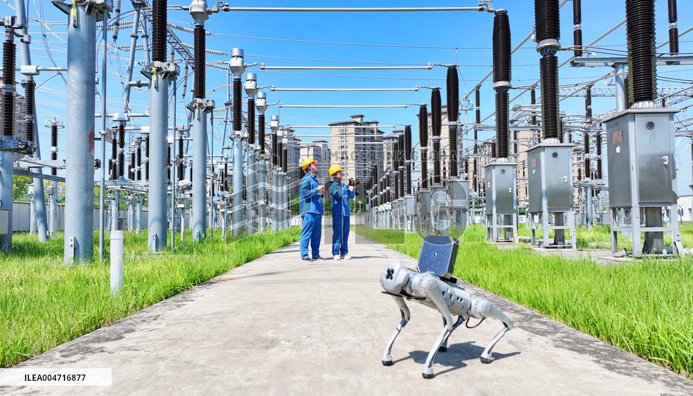 5G Quadruped Intelligent Inspection Robot