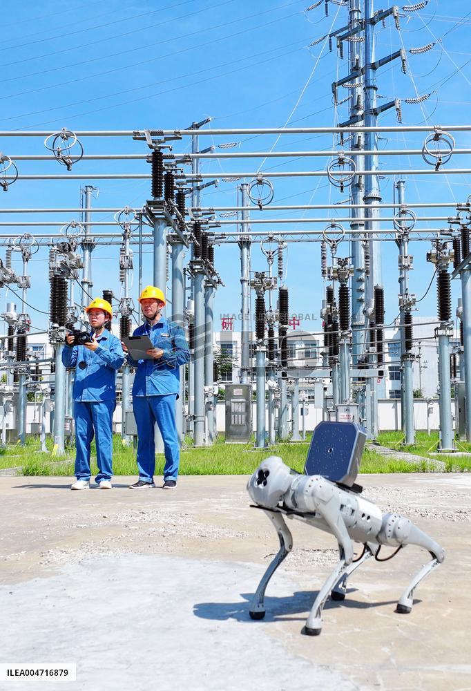 5G Quadruped Intelligent Inspection Robot