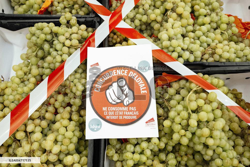 Farmers Protest in Supermarkets - France