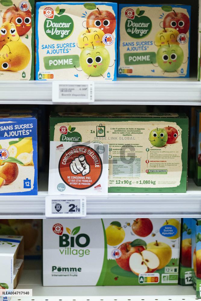 Farmers Protest in Supermarkets - France