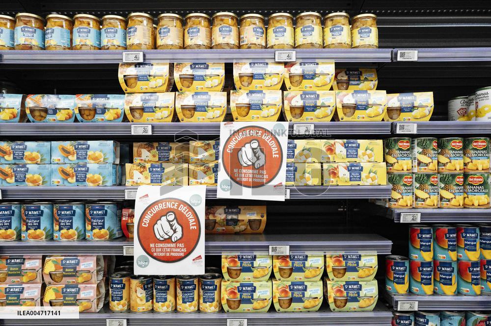 Farmers Protest in Supermarkets - France