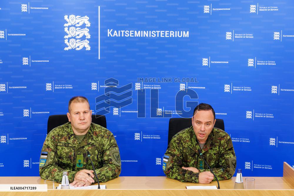Press conference of the Ministry of Defence