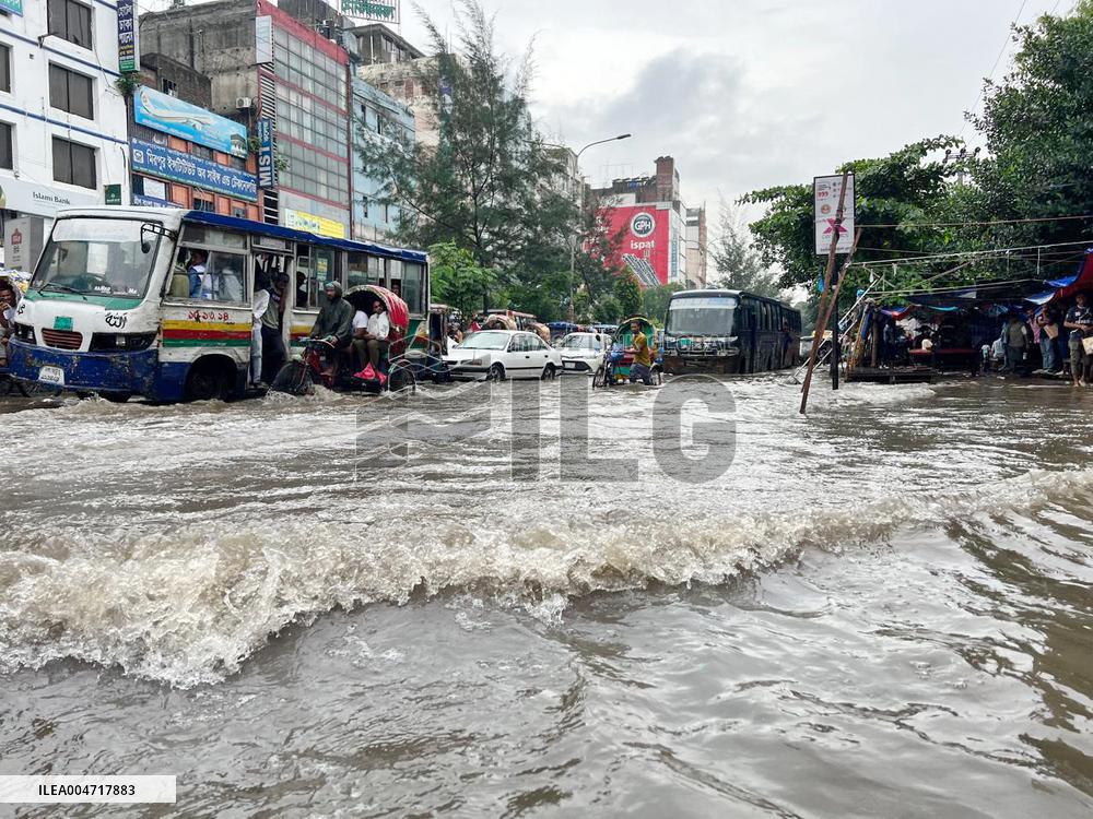 Waterlogged Streets in Dhaka - Bangladesh