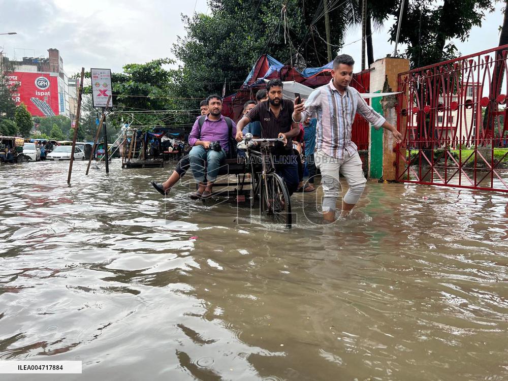 Waterlogged Streets in Dhaka - Bangladesh