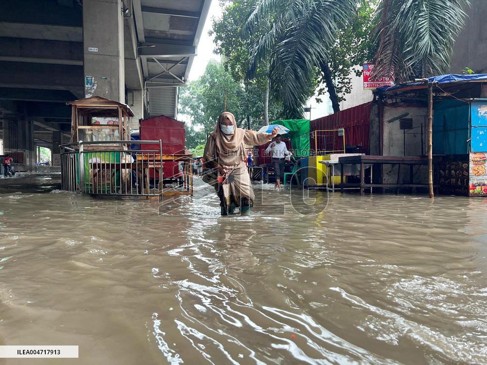 Waterlogged Streets in Dhaka - Bangladesh