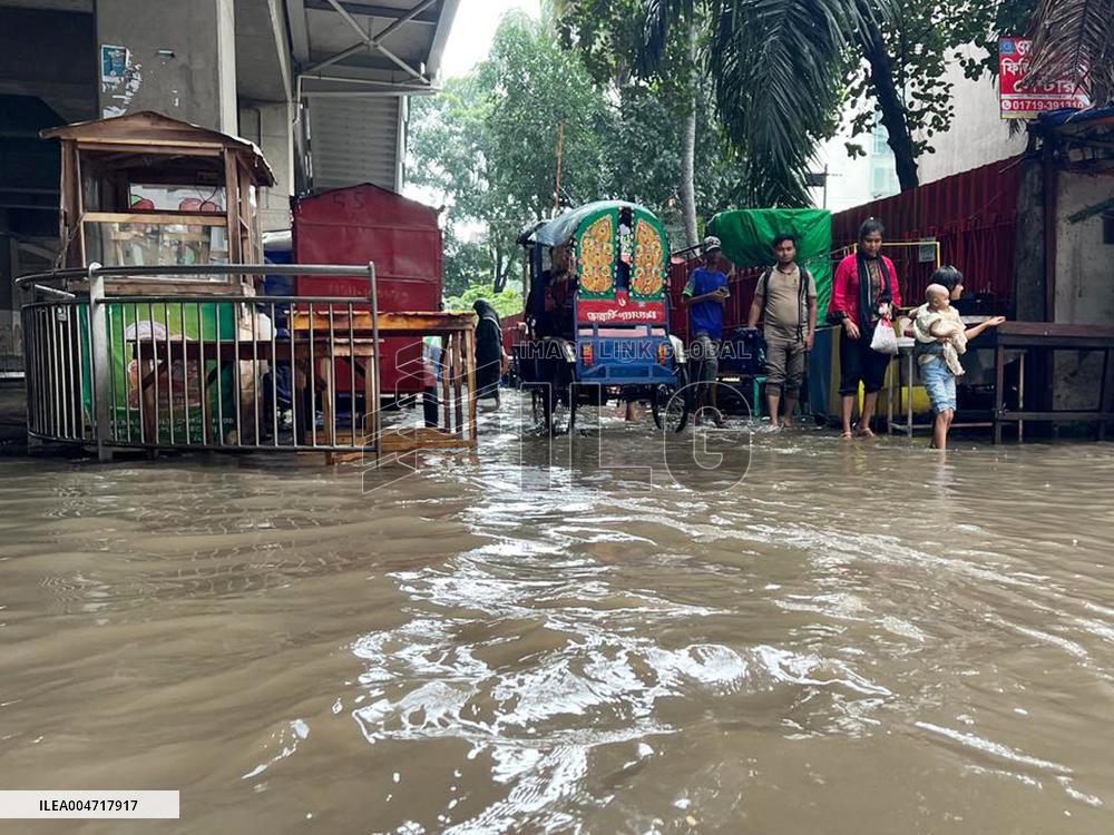 Waterlogged Streets in Dhaka - Bangladesh