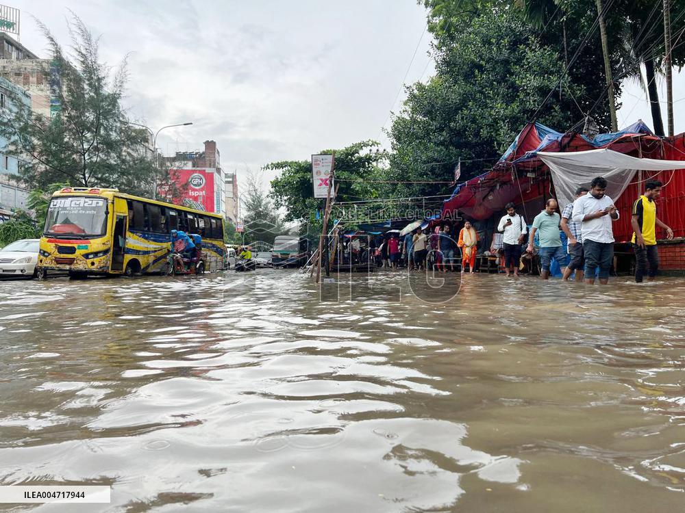Waterlogged Streets in Dhaka - Bangladesh