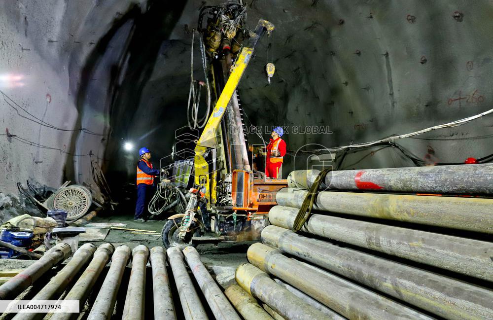 Pandaoshan Pumped Storage Power Station Upper Reservoir Construction in Zhangye