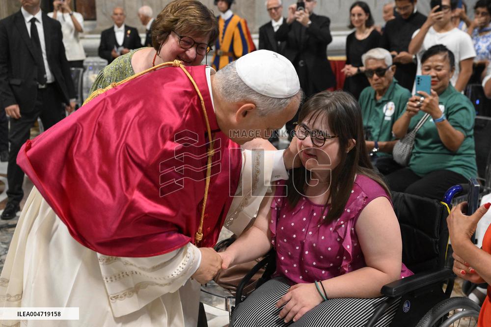 Pope Leo XIV Leads Prayer Vigil For The Jubilee of Consolation - Vatican