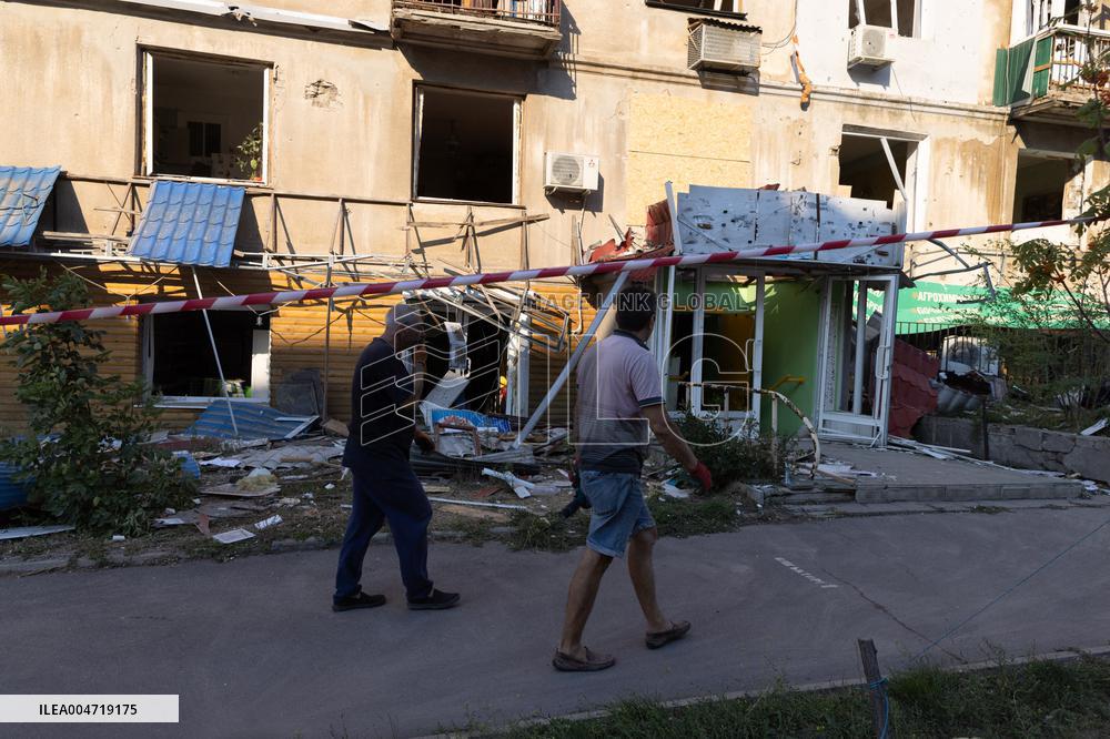 Aftermath Of Attack - Kramatorsk