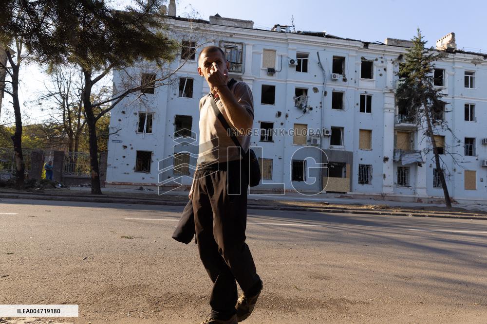Aftermath Of Attack - Kramatorsk