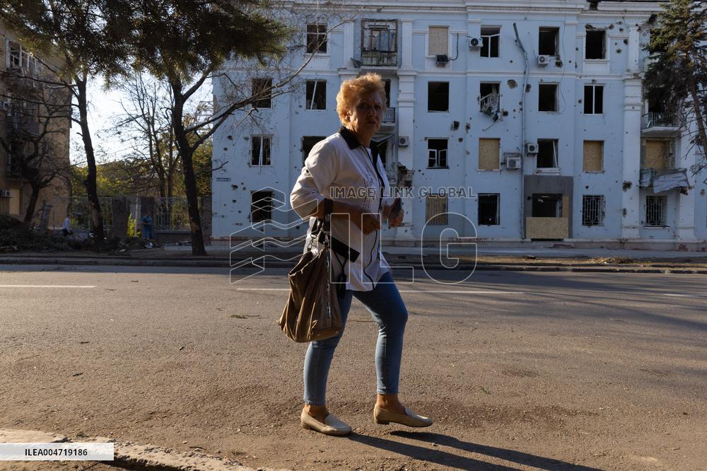 Aftermath Of Attack - Kramatorsk