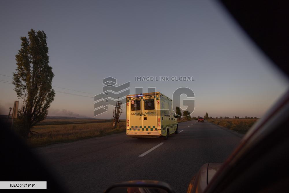 Bombing Aftermath - Dobropillya