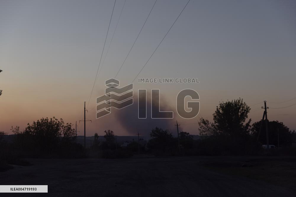 Bombing Aftermath - Dobropillya