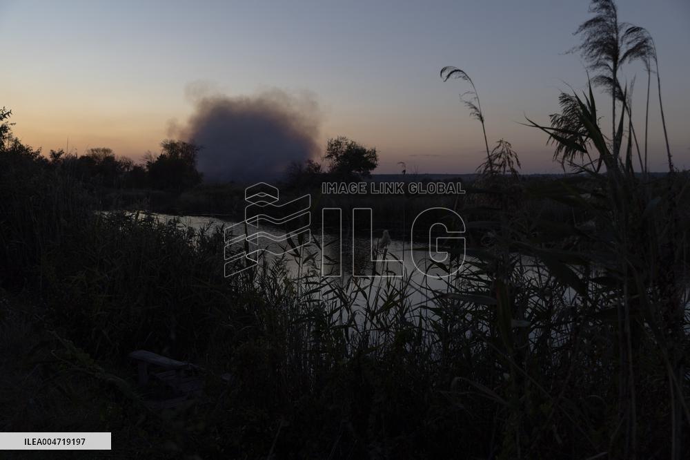 Bombing Aftermath - Dobropillya