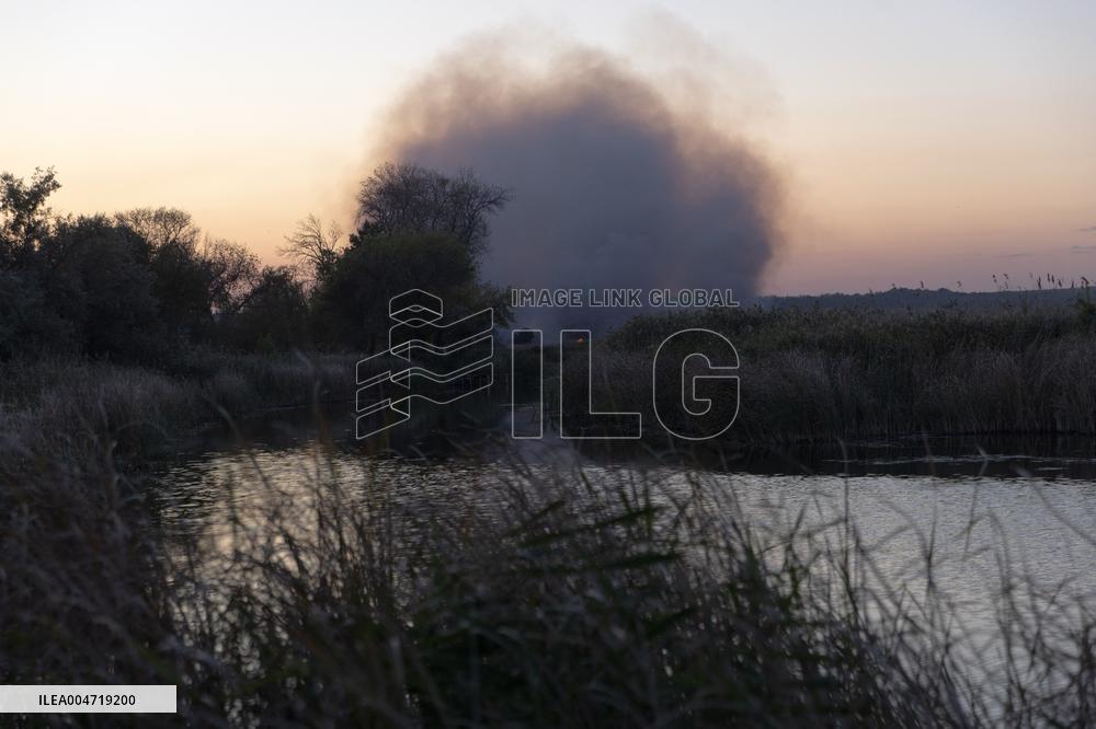 Bombing Aftermath - Dobropillya