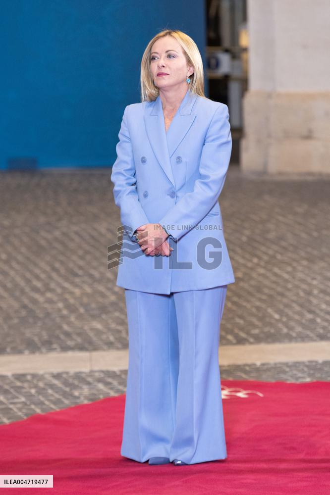 Giorgia Meloni Meets Alberto Costa - Rome