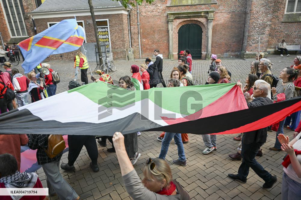 Protests Against Dutch Government’s Policy on Israel - Groningen