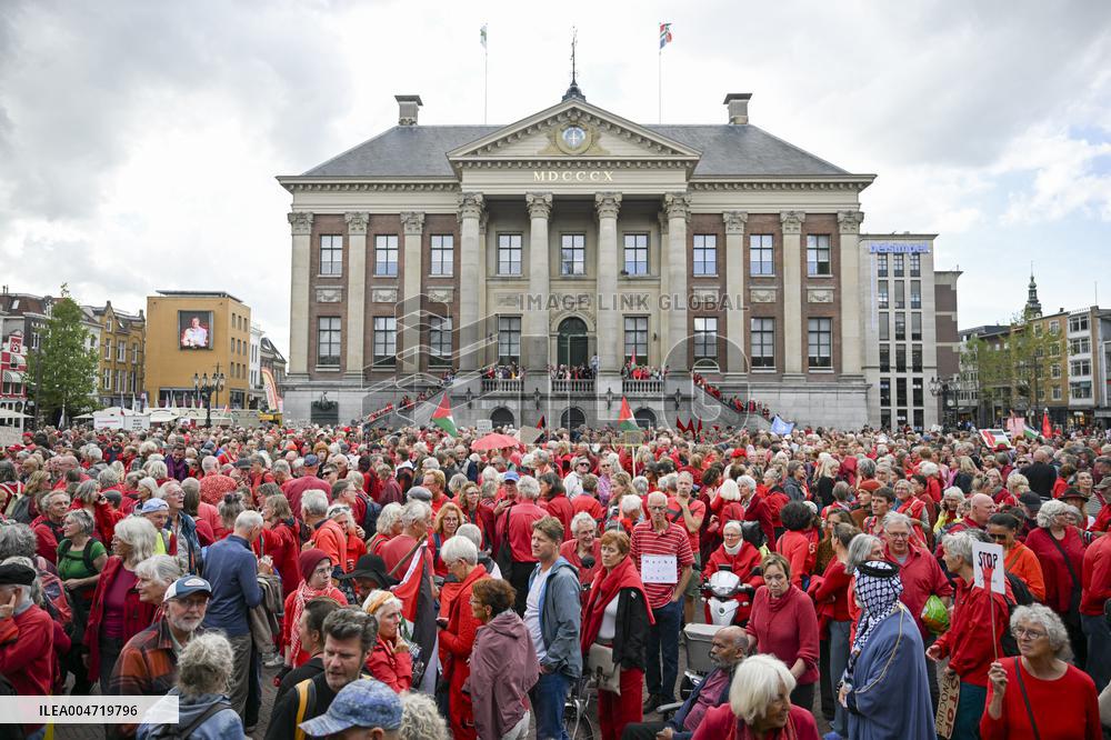 Protests Against Dutch Government’s Policy on Israel - Groningen