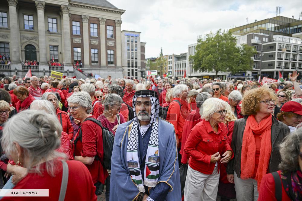 Protests Against Dutch Government’s Policy on Israel - Groningen